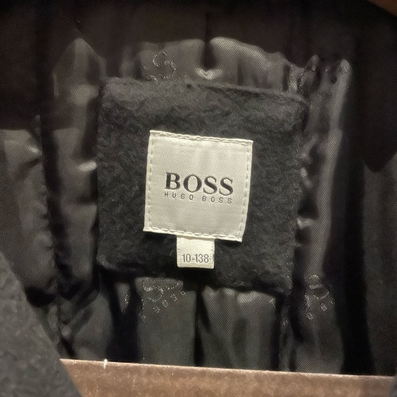 Hugo Boss Boys Wool Dress Coat - Picture 2 of 3